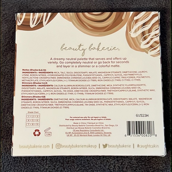 Beauty Bakerie The Chosen Bun Eyeshadow Palette NWT - Picture 3 of 4